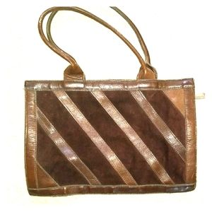 VINTAGE SUEDE HANDBAG